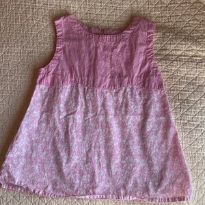 Frumpy Rumps Pink Floral Kids Dress